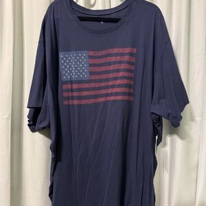 Torrid Navy Flag Print Women's Tee. NWT